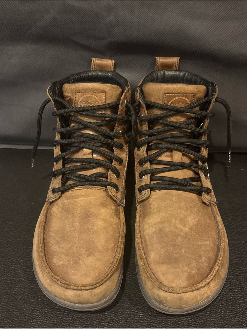 Lems Waterproof Brown Boulder Boot Grip Men’s 10.5 - Brand New Laces